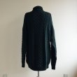 画像3: BLARNEY WOOLLEN MILLS タートルネック フィッシャーマンセーター　 MADE IN IRELAND　 表記XL  (3)