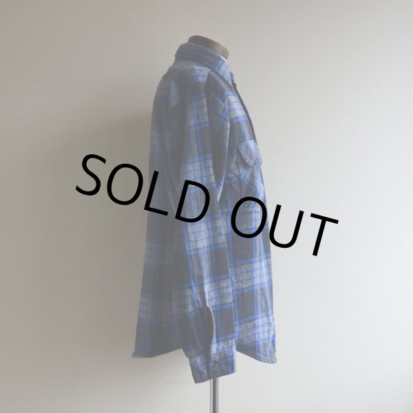 画像2: 1980s FIVEBROTHER ヘビーネルシャツ  表記M  (2)