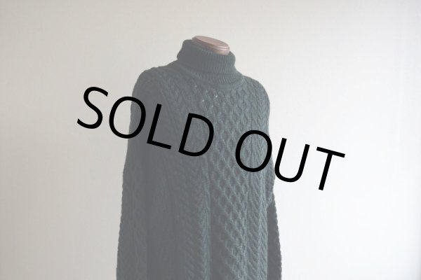 画像9: BLARNEY WOOLLEN MILLS タートルネック フィッシャーマンセーター  MADE IN IRELAND  表記XL  (9)