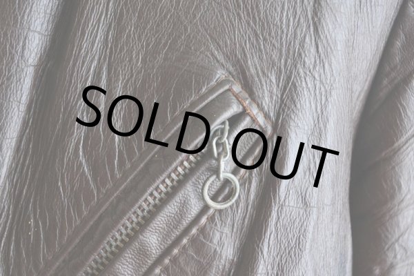 画像11: 1970s Berman's ダブルライダース レザージャケット　 表記44  (11)