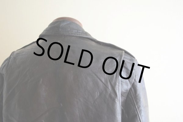 画像15: 1970s Berman's ダブルライダース レザージャケット　 表記44  (15)