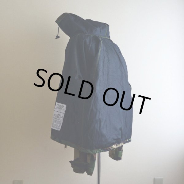 画像5: 1990s US.MILITARY ケミカルプロテクティブパーカー　 バックステンシル　 表記MEDIUM-REGULAR  (5)