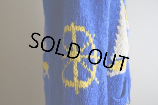 画像10: 1960〜 ヨット柄カウチンセーター　 実寸L  (10)