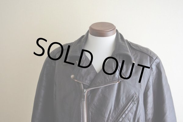 画像7: 1970s Berman's ダブルライダース レザージャケット　 表記44  (7)