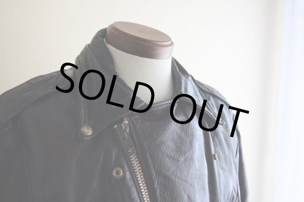 画像9: 1970s Berman's ダブルライダース レザージャケット　 表記44  (9)