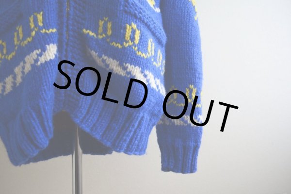 画像9: 1960〜 ヨット柄カウチンセーター　 実寸L  (9)