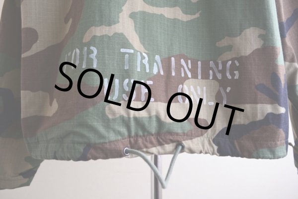 画像19: 1990s US.MILITARY ケミカルプロテクティブパーカー　 バックステンシル　 表記MEDIUM-REGULAR  (19)