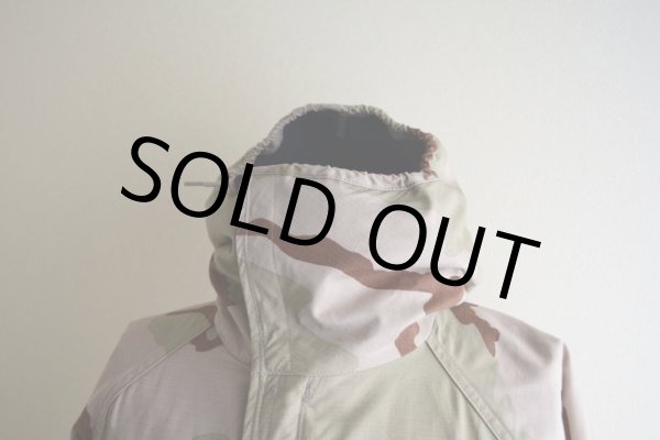 画像8: 2000s US.MILITARY ケミカルプロテクティブパーカー　 3Cデザートカモ　 表記MEDIUM-REGULAR  (8)