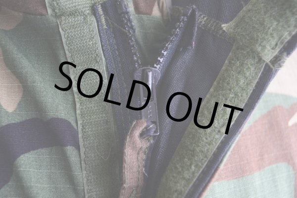 画像13: 1990s US.MILITARY ケミカルプロテクティブパーカー　 バックステンシル　 表記MEDIUM-REGULAR  (13)