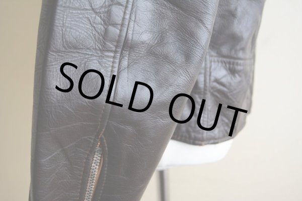 画像16: 1970s Berman's ダブルライダース レザージャケット　 表記44  (16)