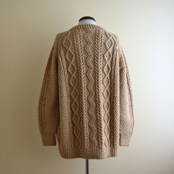 画像3: Unknown フィッシャーマンセーター  実寸L-XL  (3)