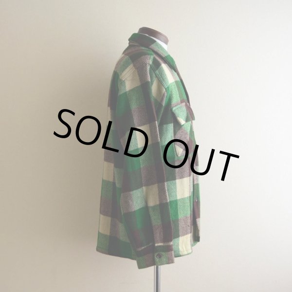 画像2: 1940s〜 BRENT ウールシャツ  実寸ML  (2)