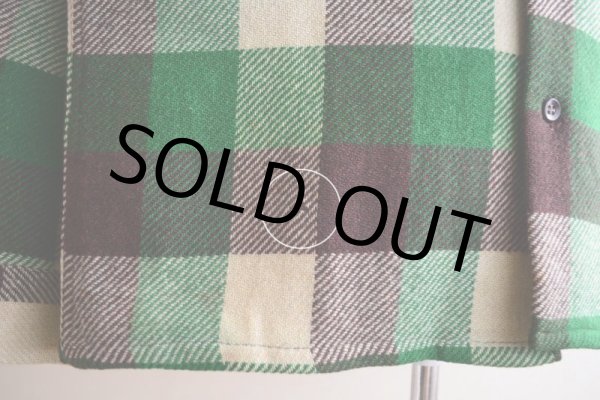 画像15: 1940s〜 BRENT ウールシャツ  実寸ML  (15)