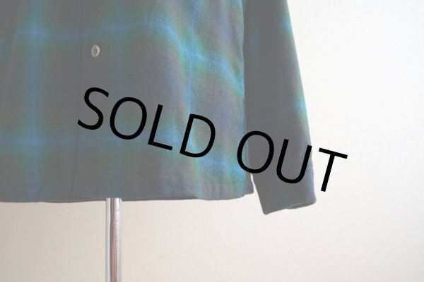 画像10: 1960s PENDLETON ウールシャツ  オンブレーチェック  表記M  (10)