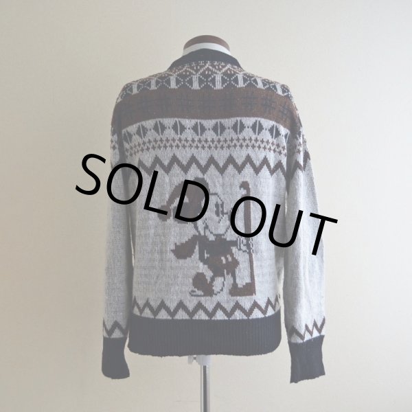 画像3: 1970s KENNINGTON ミッキーマウス ジャガードニットセーター　 表記M  (3)