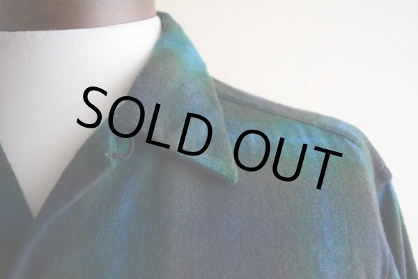 画像7: 1960s PENDLETON ウールシャツ  オンブレーチェック  表記M  (7)