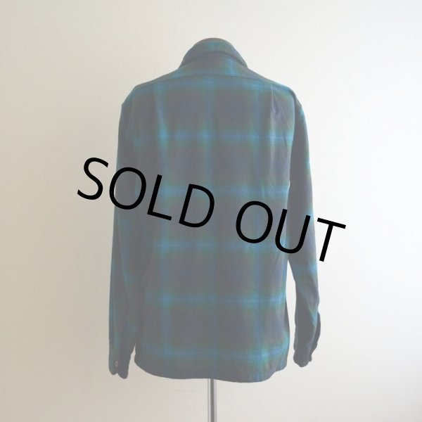 画像3: 1960s PENDLETON ウールシャツ  オンブレーチェック  表記M  (3)