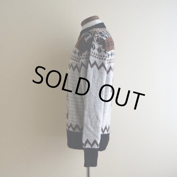 画像4: 1970s KENNINGTON ミッキーマウス ジャガードニットセーター　 表記M  (4)