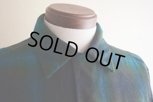 画像8: 1960s PENDLETON ウールシャツ  オンブレーチェック  表記M  (8)