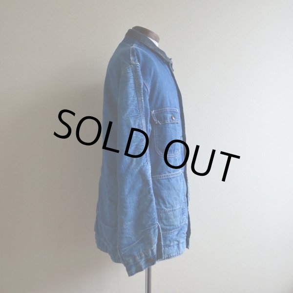 画像2: 1960s MONTGOMERY WARD デニムカバーオール  裏ブランケット付き  表記44  (2)