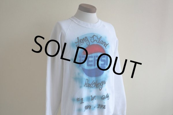 画像7: 1990s PEPSI 両面エアブラシペイントスウェット　 MADE IN USA　 表記L  (7)