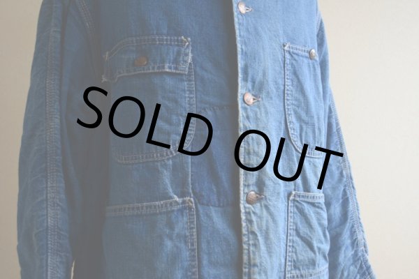 画像10: 1960s MONTGOMERY WARD デニムカバーオール  裏ブランケット付き  表記44  (10)