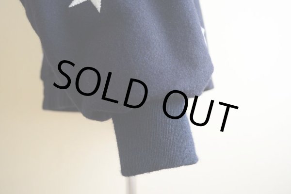 画像12: KIM BAKER DESIGN リバーシブルウールジャケット　 星条旗モチーフ　 表記S (着用感L)  (12)