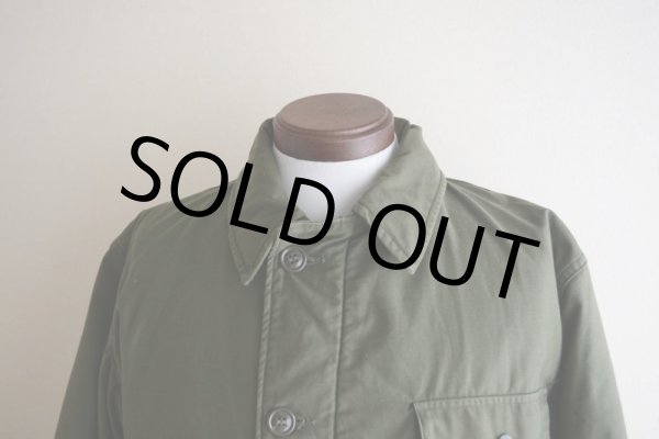 画像6: 1970s US.NAVY A-2デッキジャケット  バックステンシル  表記MEDIUM(38-40)  (6)