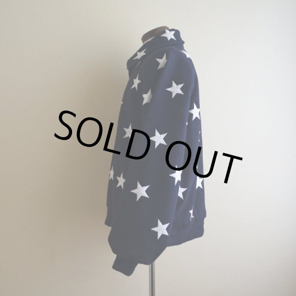 画像4: KIM BAKER DESIGN リバーシブルウールジャケット　 星条旗モチーフ　 表記S (着用感L)  (4)