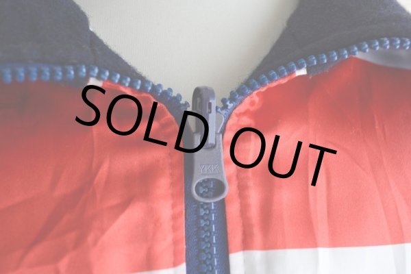 画像14: KIM BAKER DESIGN リバーシブルウールジャケット　 星条旗モチーフ　 表記S (着用感L)  (14)