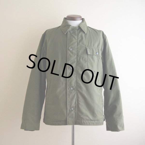 画像3: 1970s US.NAVY A-2デッキジャケット  バックステンシル  表記MEDIUM(38-40)  (3)