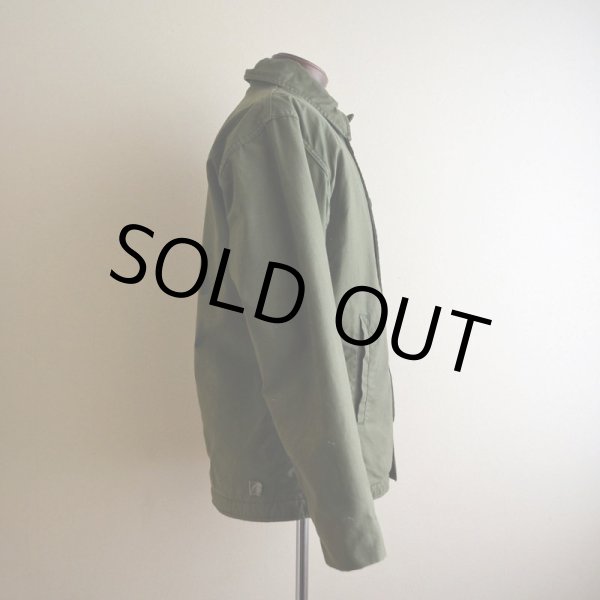 画像4: 1970s US.NAVY A-2デッキジャケット  バックステンシル  表記MEDIUM(38-40)  (4)