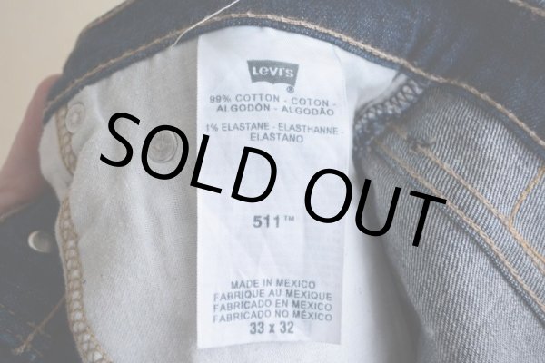 画像15: Levi's 511  MADE IN MEXICO  表記 W33 L32  (15)