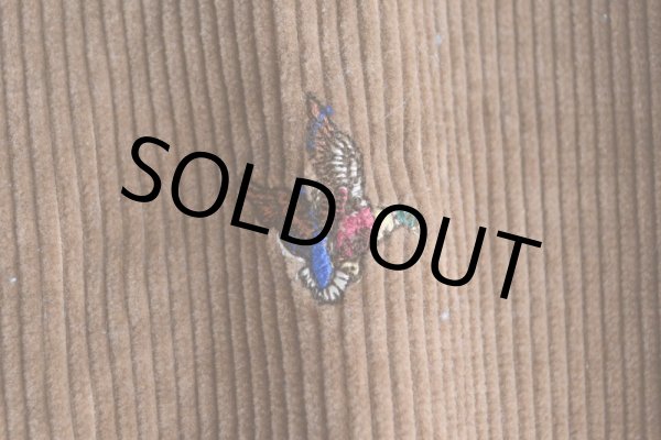 画像9: Brooks Brothers カモ刺繍 太畝コーデュロイパンツ　 表記W34 L30  (9)