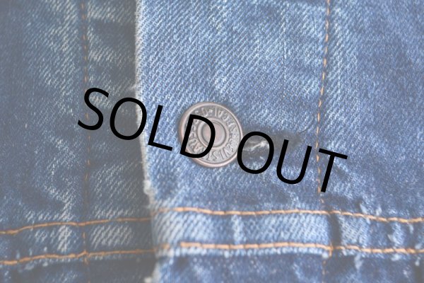 画像10: 1960s〜 LEVI'S 70505E 裏ブランケット付きデニムジャケット  実寸42  (10)