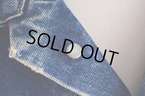 画像9: 1960s〜 LEVI'S 70505E 裏ブランケット付きデニムジャケット  実寸42  (9)