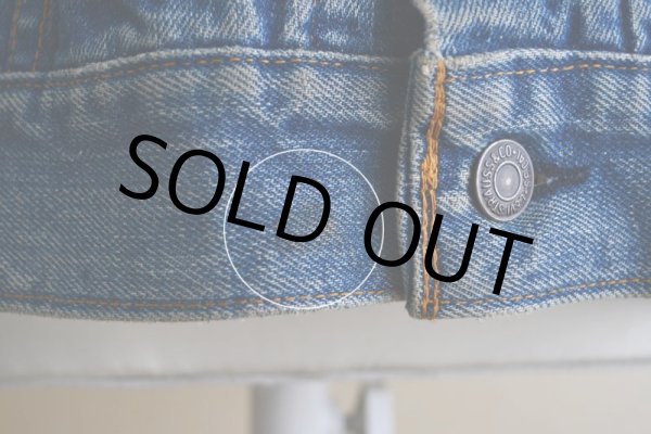 画像18: 1970s Levi's 70505-0317 裏ブランケット付きデニムジャケット  実寸42-44  (18)