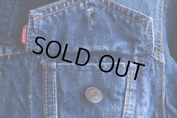 画像12: 1960s〜 LEVI'S 70505E 裏ブランケット付きデニムジャケット  実寸42  (12)