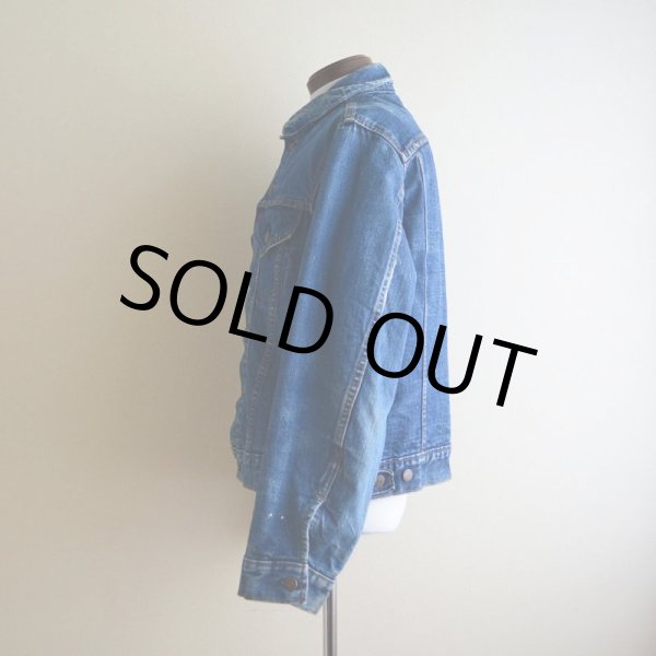 画像4: 1960s〜 LEVI'S 70505E 裏ブランケット付きデニムジャケット  実寸42  (4)