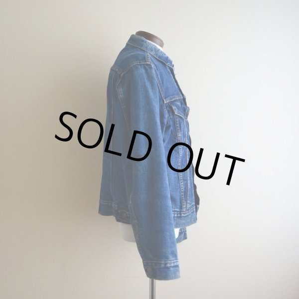 画像2: 1960s〜 LEVI'S 70505E 裏ブランケット付きデニムジャケット  実寸42  (2)