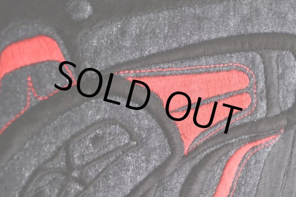 画像9: FUZZY STONEWASH ハイダアート刺繍スウェット  MADE IN CANADA  表記M  (9)