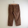 画像2: Brooks Brothers カモ刺繍 太畝コーデュロイパンツ　 表記W34 L30  (2)