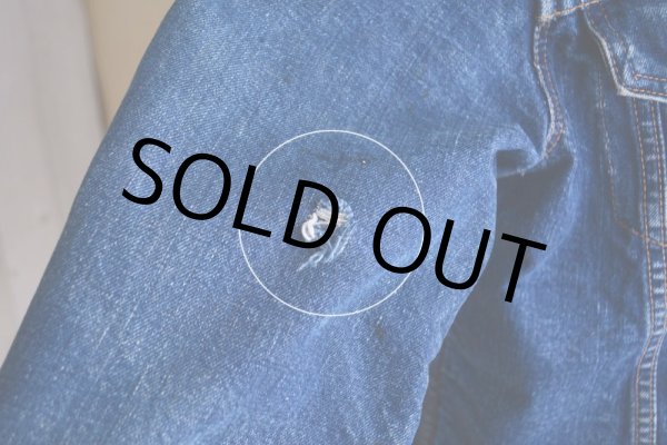 画像15: 1960s〜 LEVI'S 70505E 裏ブランケット付きデニムジャケット  実寸42  (15)