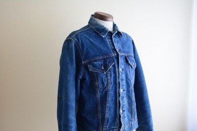 画像1: 1960s〜 LEVI'S 70505E 裏ブランケット付きデニムジャケット　 実寸42 