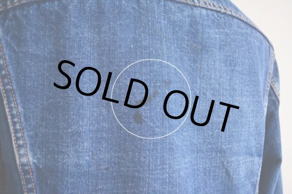 画像19: 1960s〜 LEVI'S 70505E 裏ブランケット付きデニムジャケット  実寸42  (19)