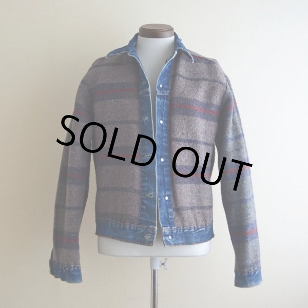 画像5: 1960s〜 LEVI'S 70505E 裏ブランケット付きデニムジャケット  実寸42  (5)
