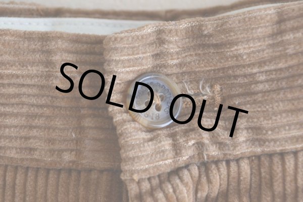 画像7: Brooks Brothers カモ刺繍 太畝コーデュロイパンツ　 表記W34 L30  (7)