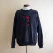 画像1: FUZZY STONEWASH ハイダアート刺繍スウェット　 MADE IN CANADA　 表記M  (1)