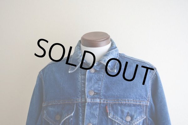 画像8: 1960s〜 LEVI'S 70505E 裏ブランケット付きデニムジャケット  実寸42  (8)