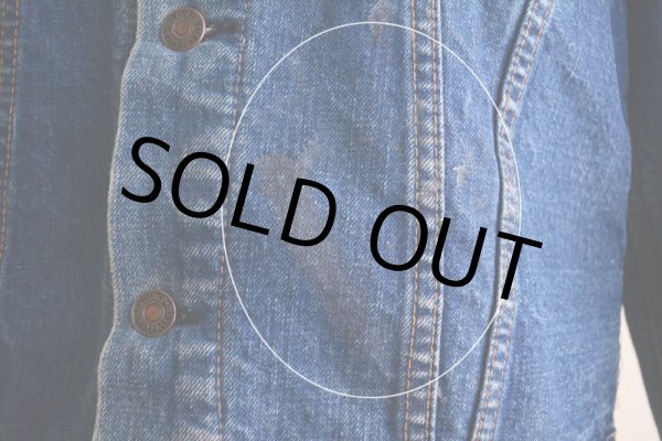 画像20: 1960s〜 LEVI'S 70505E 裏ブランケット付きデニムジャケット  実寸42  (20)